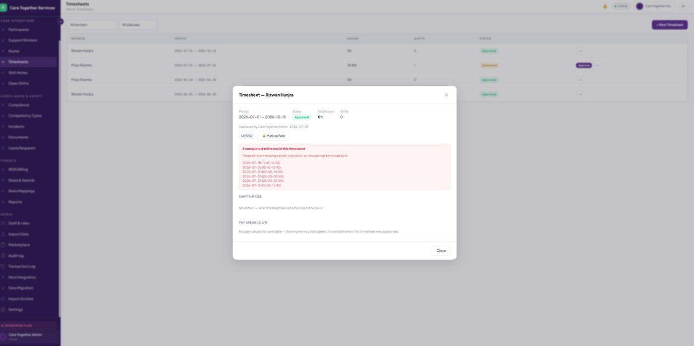 RaddeCare+ worker profiles